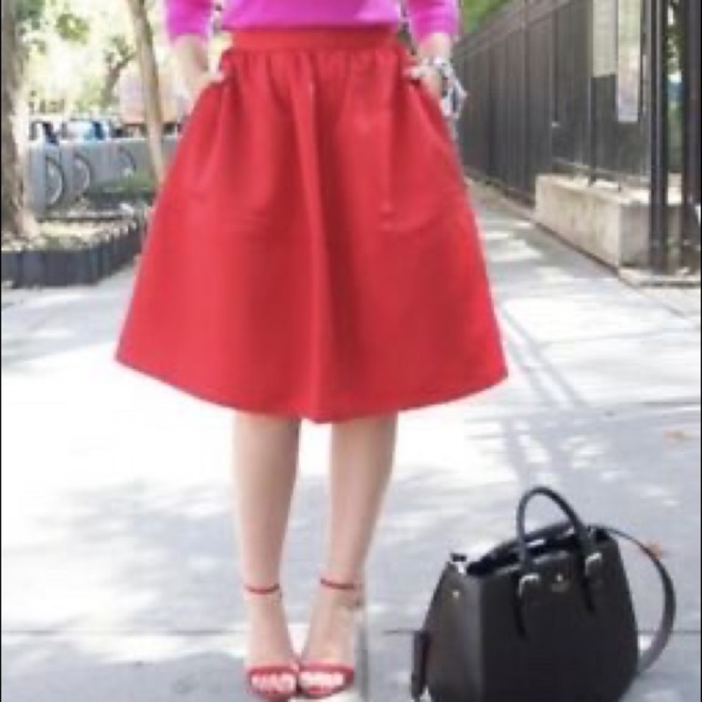 *SOLD* Express Holiday Circle Skirt